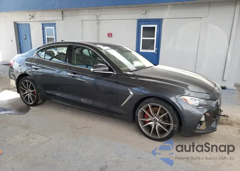 2021 Genesis G70 из США, поврежденный, VIN KMTG74LE3MU073887